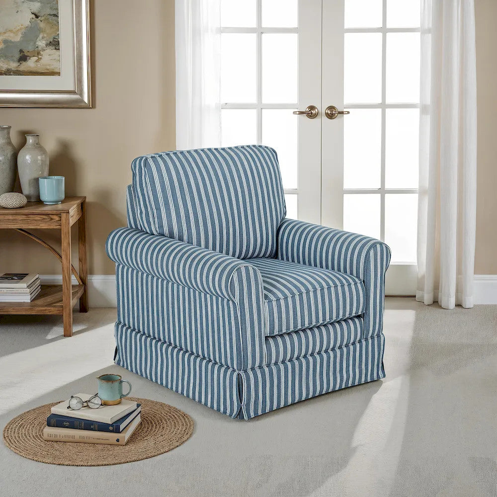 Furniture of America - Peggy - Accent Chair - Blue - FM-AC6011BL view 1