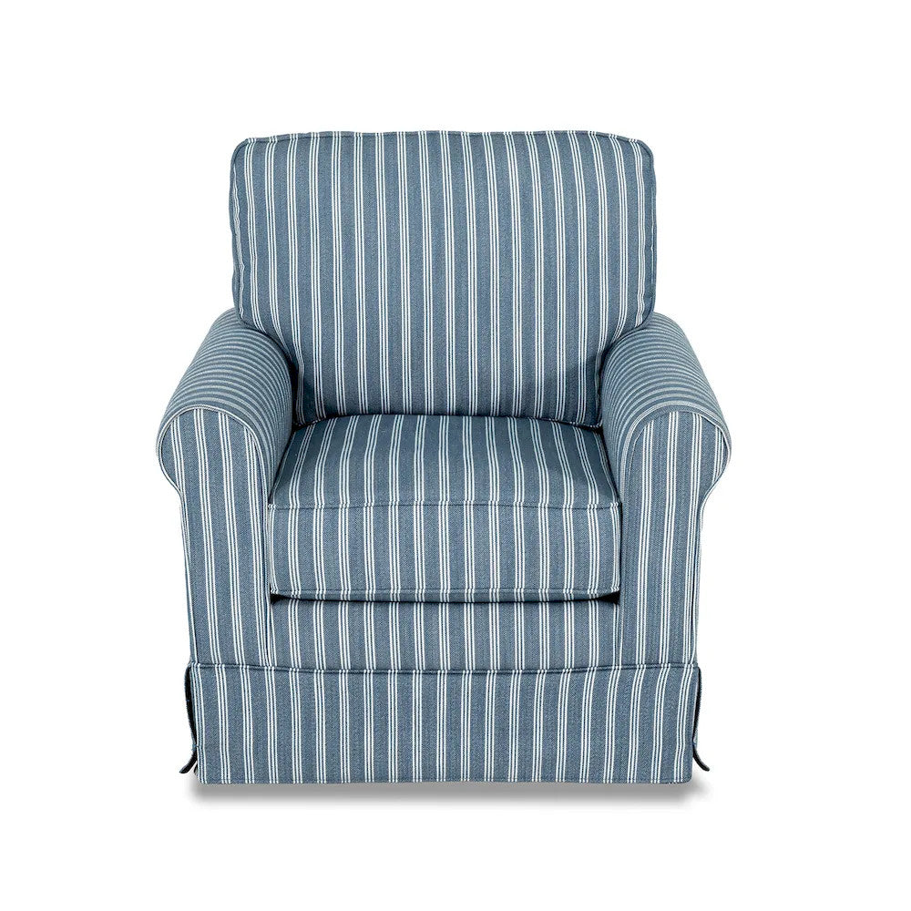 Furniture of America - Peggy - Accent Chair - Blue - FM-AC6011BL view 4