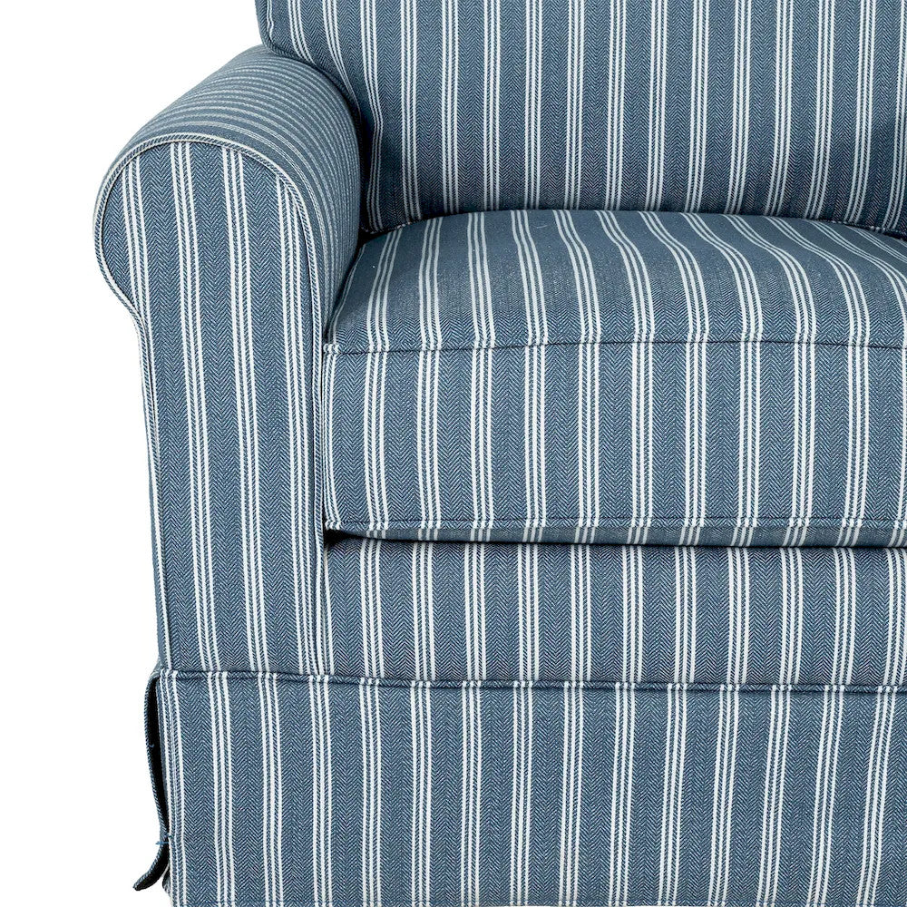 Furniture of America - Peggy - Accent Chair - Blue - FM-AC6011BL view 7
