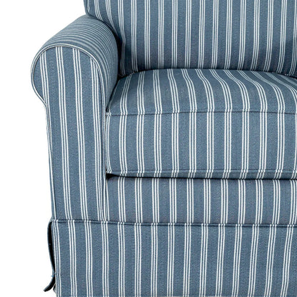 Furniture of America - Peggy - Accent Chair - Blue - FM-AC6011BL view 7