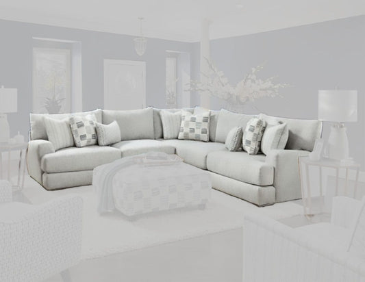 Furniture of America - Pelham Sectional in Gray - SM8189-SECT