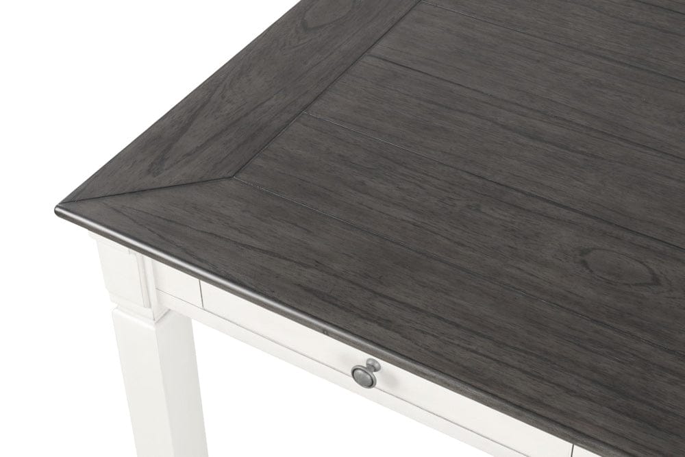 Furniture of America - Pendola Dining Table in Rustic White - FM3427WH-T View 6