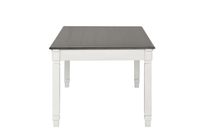 Furniture of America - Pendola Dining Table in Rustic White - FM3427WH-T View 7