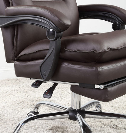 Furniture of America - Perce Office Chair in Brown - CM-FC668BR View 3