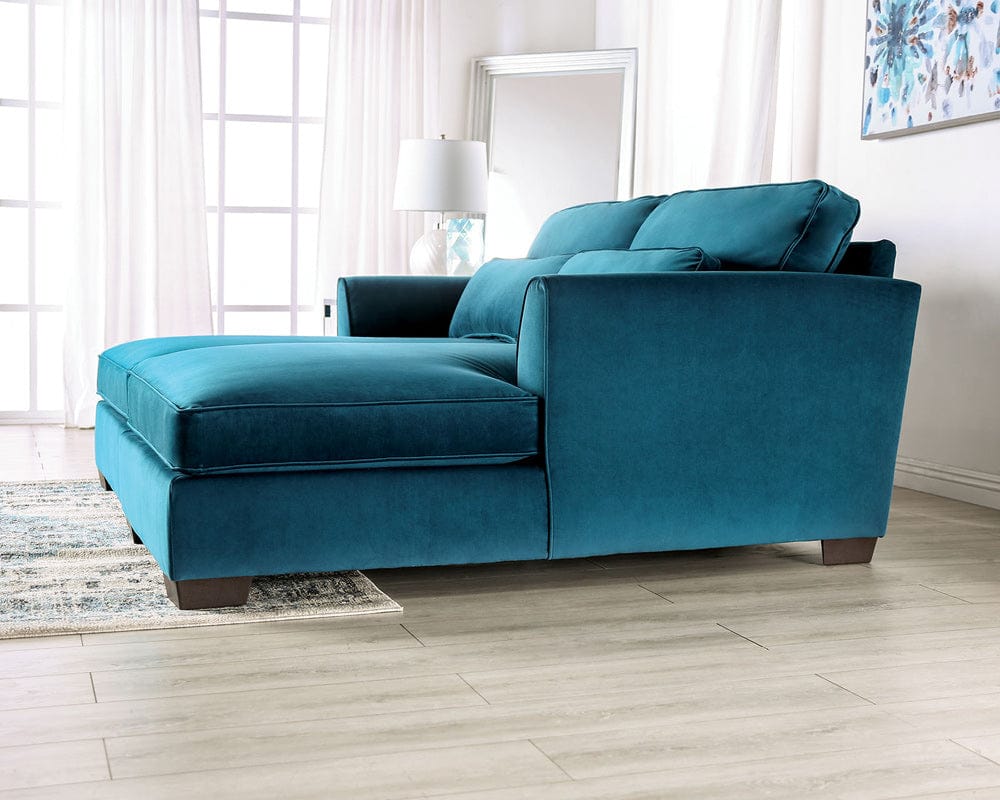 Furniture of America - Peregrine Sectional in Teal - SM5415-SECT View 6