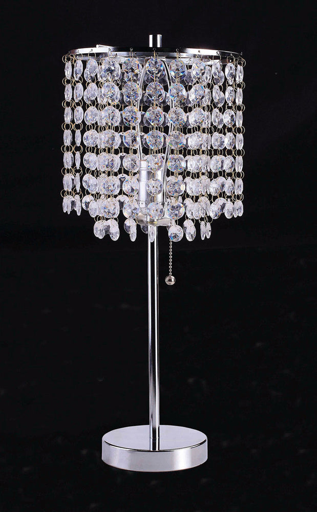 Furniture of America - Perla Table Lamp in Chrome - L78135C View 1