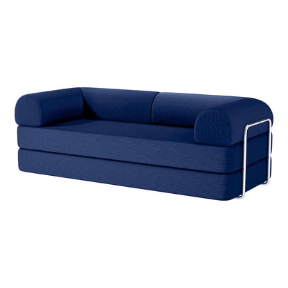 Furniture of America - Perri - 79" Compressed Sofa, Blue - SL6907BL view 2