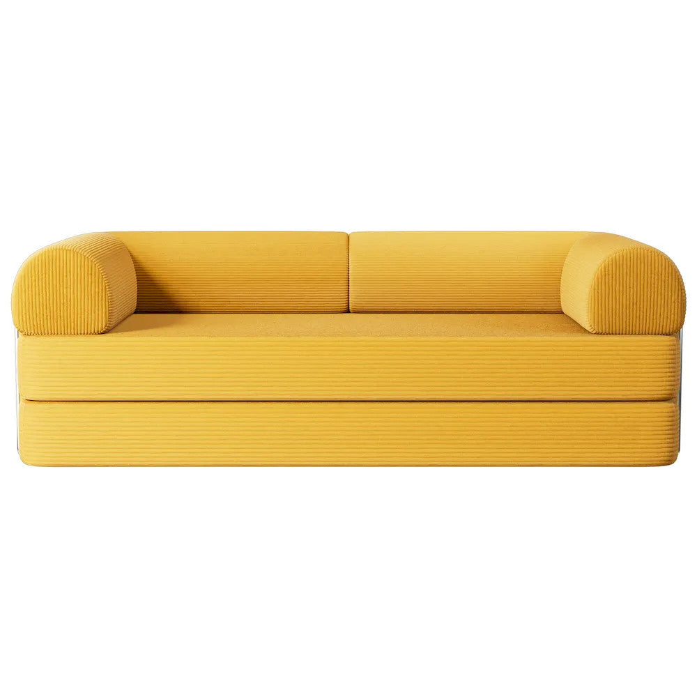 Furniture of America - Perri - 79" Compressed Sofa, Ginger - SL6907YL view 4