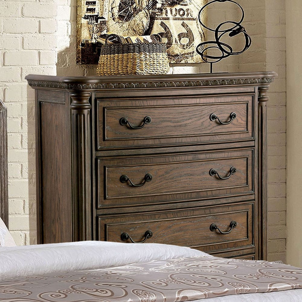 Furniture of America - Persephone Chest in Rustic Natural - CM7661C View 1