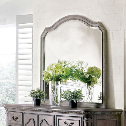 Furniture of America - Persephone Mirror in Rustic Natural - CM7661M View 1
