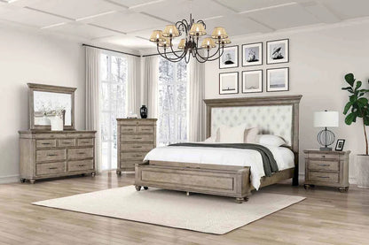 Furniture of America - Philomath - 4 Pc. Queen Bedroom Set w/ Chest - FM7430BR-Q-5PC-CHEST view 1