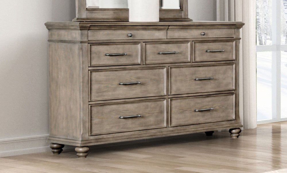 Furniture of America - Philomath Dresser in Aged Oak - FM7430BR-D View 1