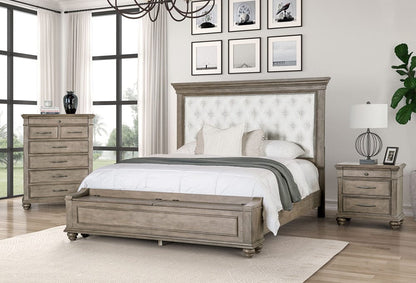 Furniture of America - Philomath Queen Bed in Aged Oak - FM7430BR-Q-BED View 2