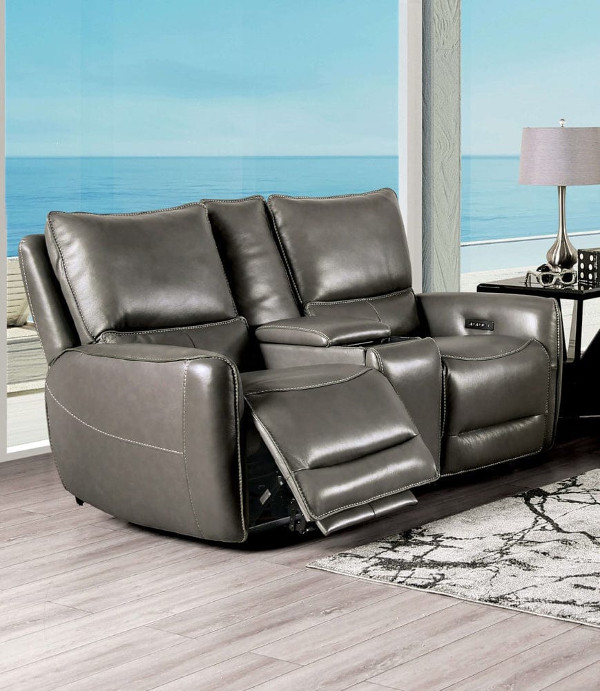 Furniture of America - Phineas Power Loveseat in Gray - CM9921GY-LV-PM View 1