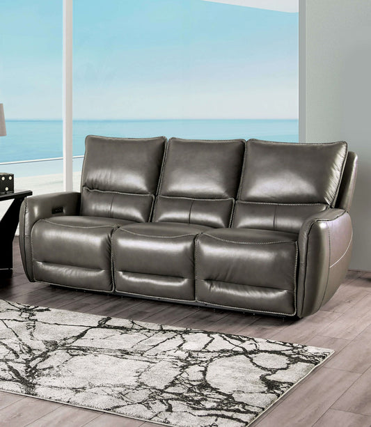 Furniture of America - Phineas Power Sofa in Gray - CM9921GY-SF-PM View 1