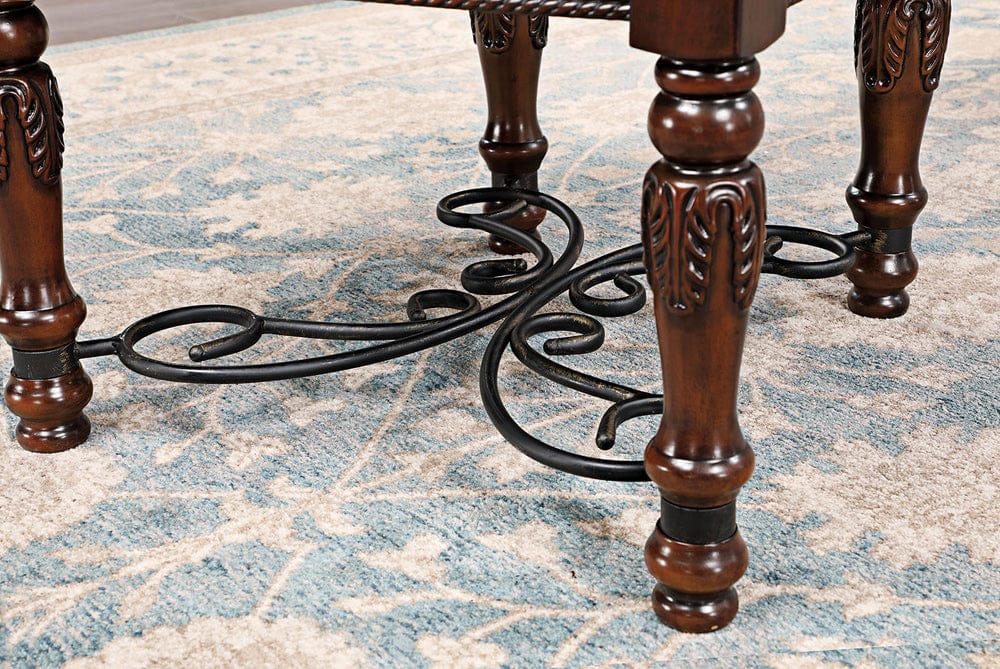 Furniture of America - Picardy Side Chair Set of 2 in Brown Cherry/Black - CM3147SC-2PK View 3