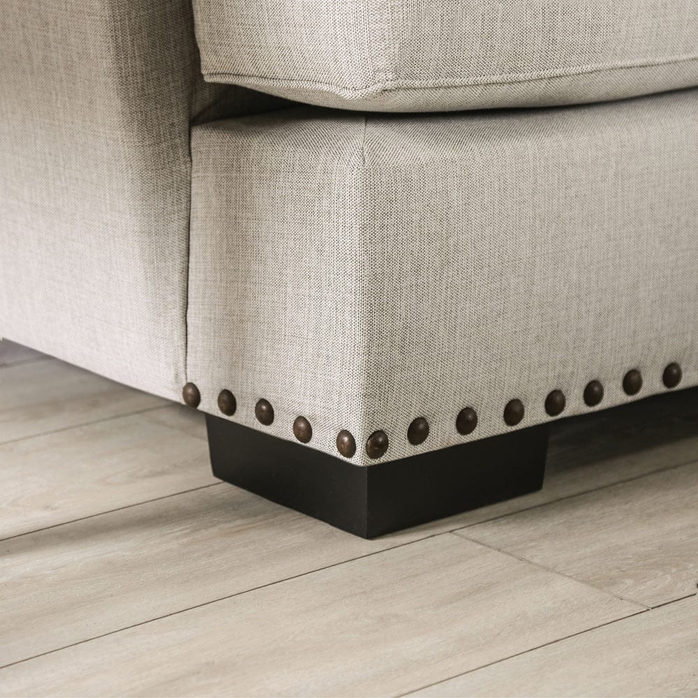 Furniture of America - Picotee Sofa + Loveseat in Light Gray/Charcoal - SM1279-2PC View 6