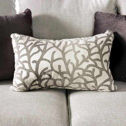 Furniture of America - Picotee Sofa + Loveseat in Light Gray/Charcoal - SM1279-2PC View 8