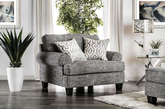 Furniture of America - Pierpont Chair in Gray - SM8012-CH View 1