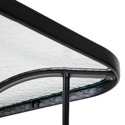 Furniture of America - Pierro Outdoor Dining Table in Black - LA-D012BK View 5