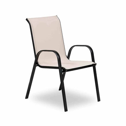 Furniture of America - Pierro - Stacking Chair (2/Stack), Beige - LA-D013SV-2PK view 1