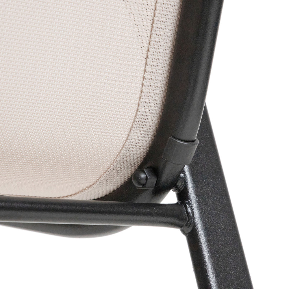 Furniture of America - Pierro Stacking Chair (4/Stack) in Beige - LA-D013SV-4PK View 2