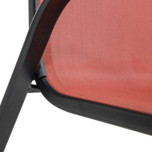 Furniture of America - Pierro Stacking Chair (4/Stack) in Red - LA-D013RD-4PK View 2