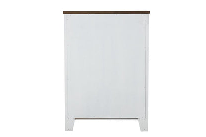 Furniture of America - Pinetop Chest in White/Dark Brown - FM7171WH-C View 5