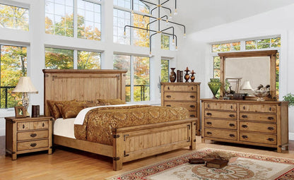 Furniture of America - Pioneer Queen Bed in Weathered Elm - CM7449Q-BED View 2