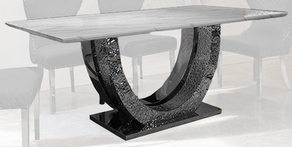 Furniture of America - Portanova Dining Table in Chrome - FM33003SV-T-TABLE View 1