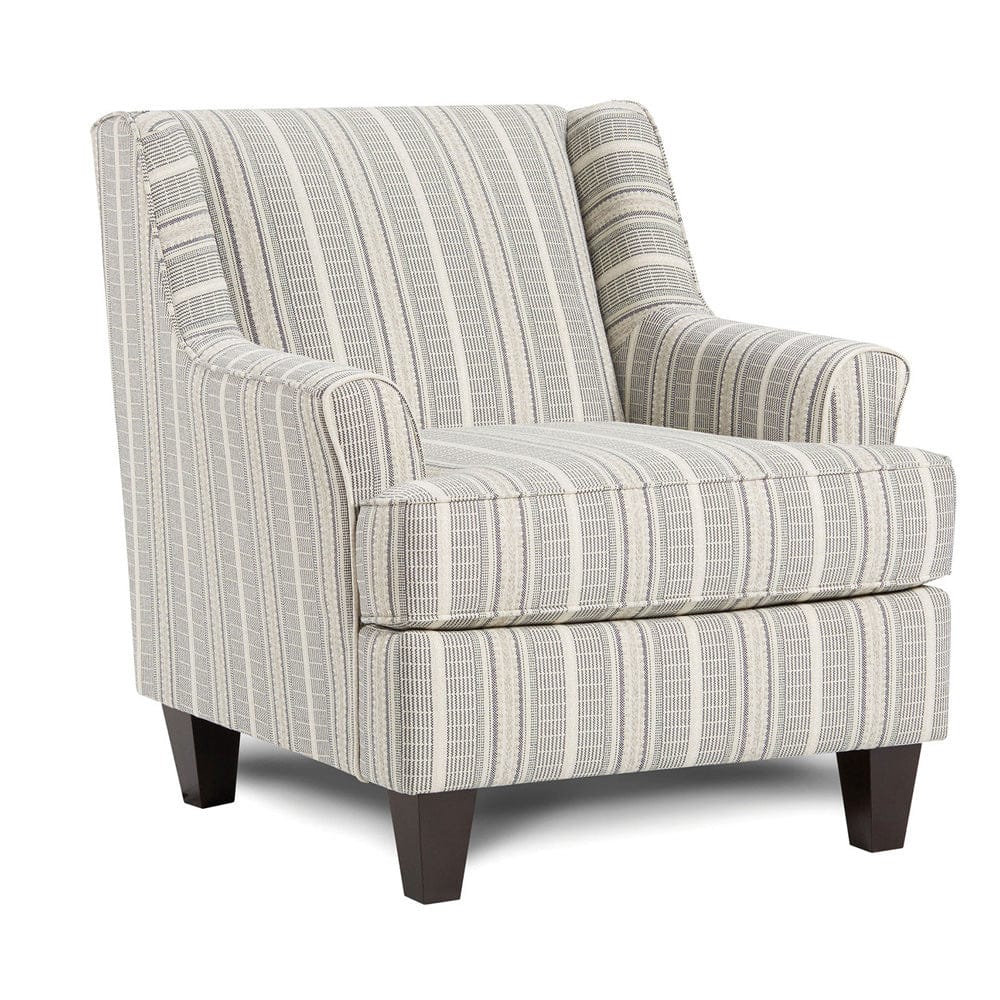 Furniture of America - Porthcawl Accent Chair in Stripe Multi - SM8190-CH-ST View 1