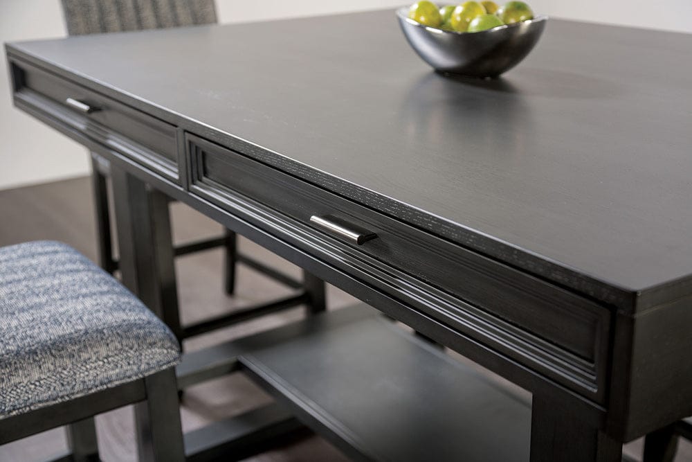 Furniture of America - Potton Counter Ht. Table in Gray - FM3425GY-PT-TABLE View 2
