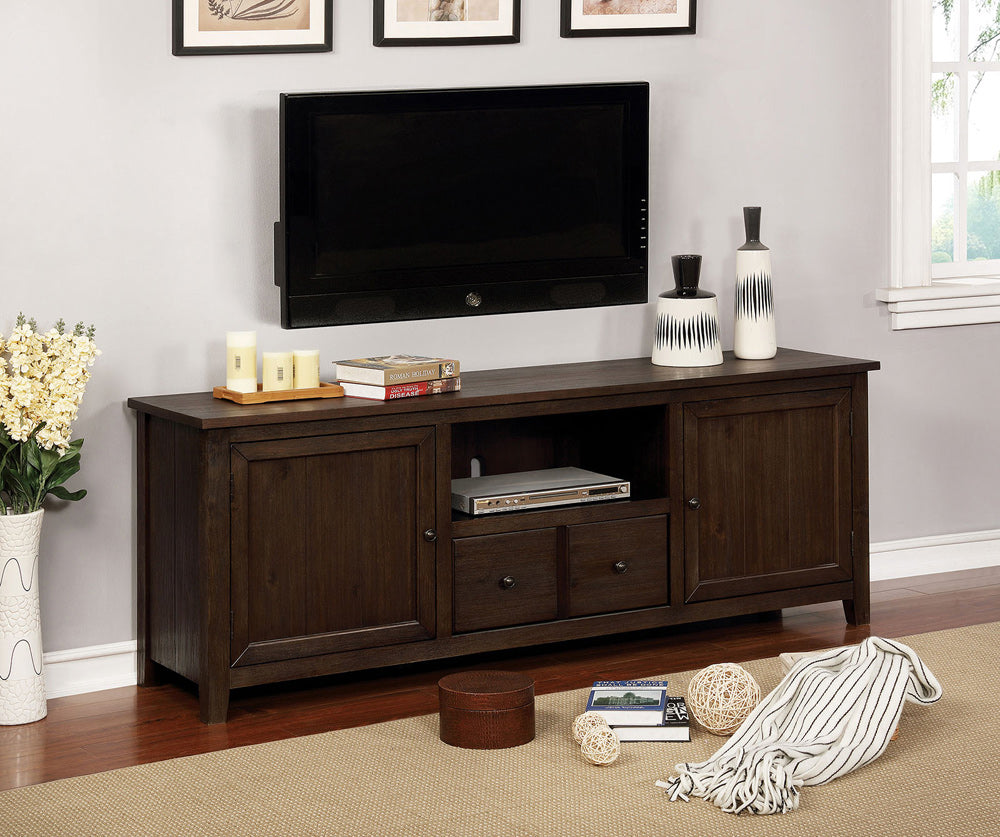 Furniture of America - Presho 72" TV Stand in Dark Oak - CM5902DA-TV-72 View 1