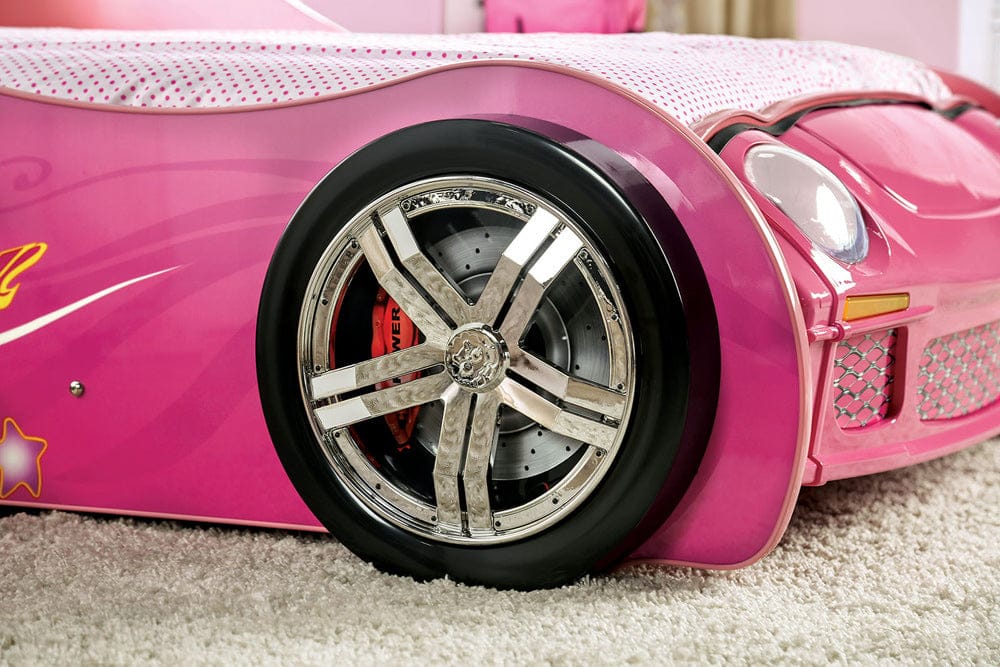 Furniture of America - Pretty Girl Car Bed Twin Bed in Pink - CM7642-BED View 4