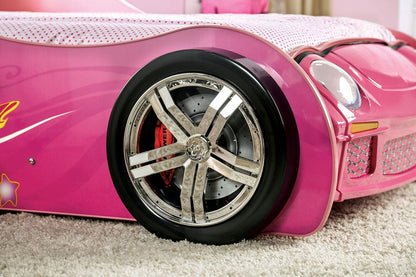 Furniture of America - Pretty Girl Car Bed Twin Bed in Pink - CM7642-BED View 4