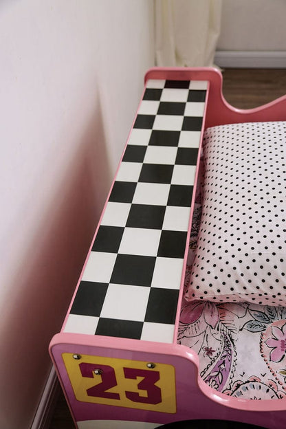 Furniture of America - Pretty Girl Car Bed Twin Bed in Pink - CM7642-BED View 6