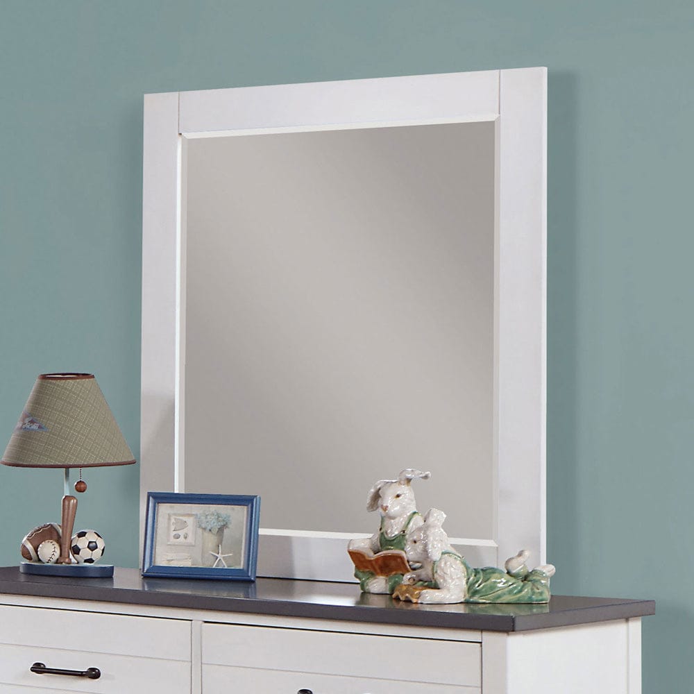 Furniture of America - Priam Mirror in White/Gray - CM7467WH-M View 1