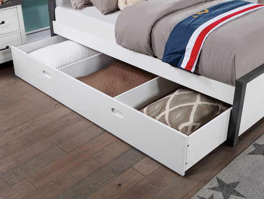 Furniture of America - Priam Trundle/Drawers in White/Gray - CM7467WH-TR View 1