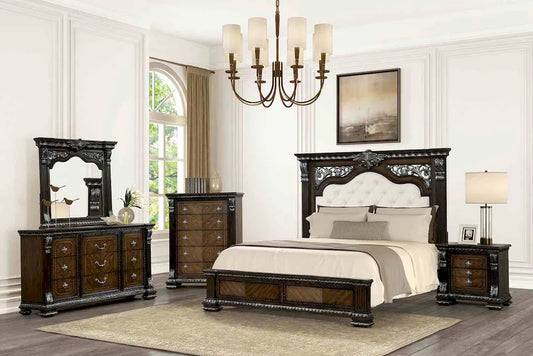 Furniture of America - Promenade - 4 Pc. Queen Bedroom Set w/ Chest - Espresso - FM70002DB-Q-5PC-C view 1
