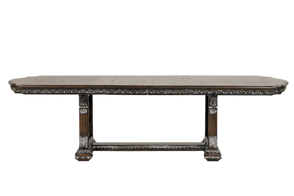 Furniture of America - Promenade - 6 Pc. Dining Table Set (2AC+4SC) - FM31002DB-T-7PC view 5