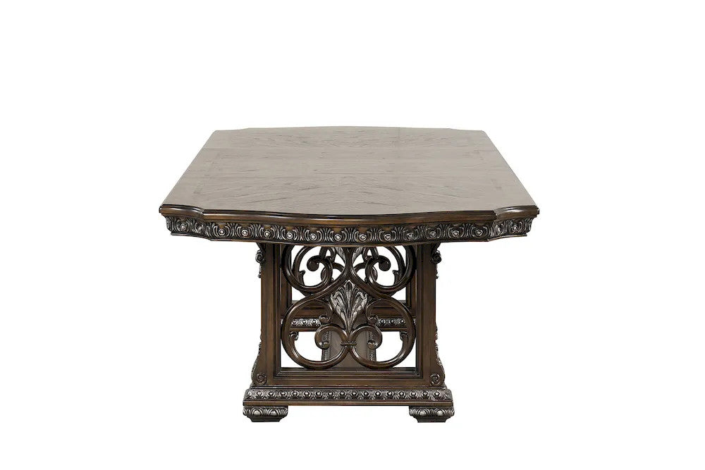 Furniture of America - Promenade - 6 Pc. Dining Table Set (2AC+4SC) - FM31002DB-T-7PC view 6
