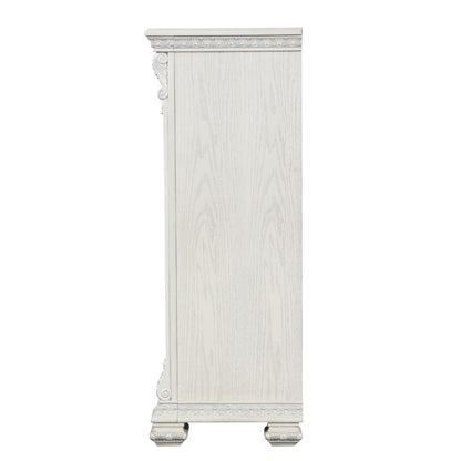 Furniture of America - Promenade Chest in Wire Brushed White - FM70001WH-C View 4