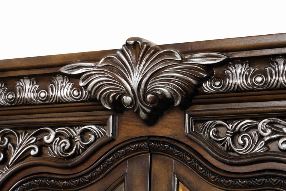 Furniture of America - Promenade Curio Cabinet in Dark Brown - FM31002DB-CR View 2