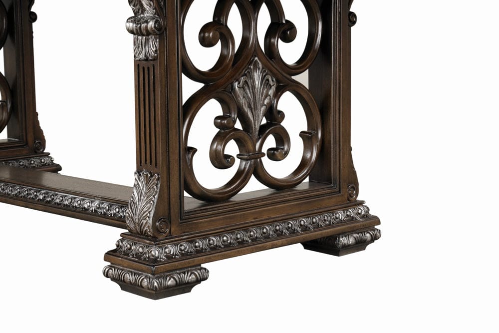 Furniture of America - Promenade Dining Table in Dark Brown - FM31002DB-T-TABLE View 7