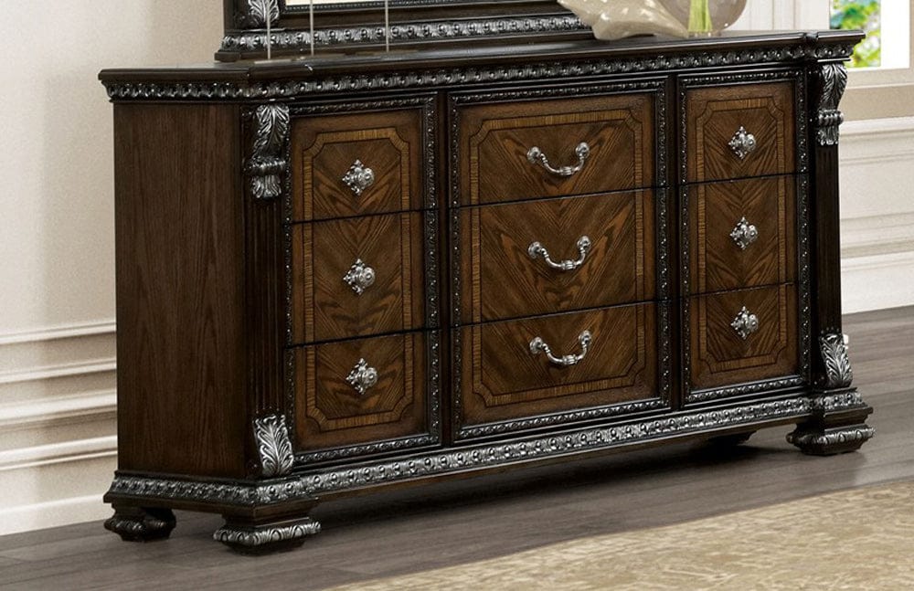 Furniture of America - Promenade Dresser w/Jewelry Box in Espresso - FM70002DB-D View 1