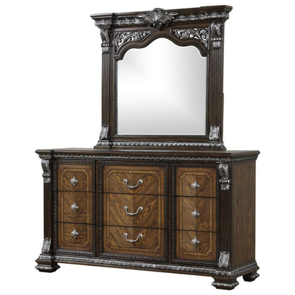 Furniture of America - Promenade Dresser w/Jewelry Box in Espresso - FM70002DB-D View 3