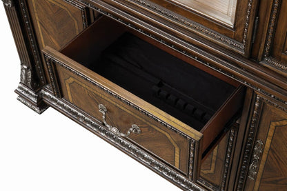 Furniture of America - Promenade Hutch And Buffet in Dark Brown - FM31002DB-HB-SET View 4