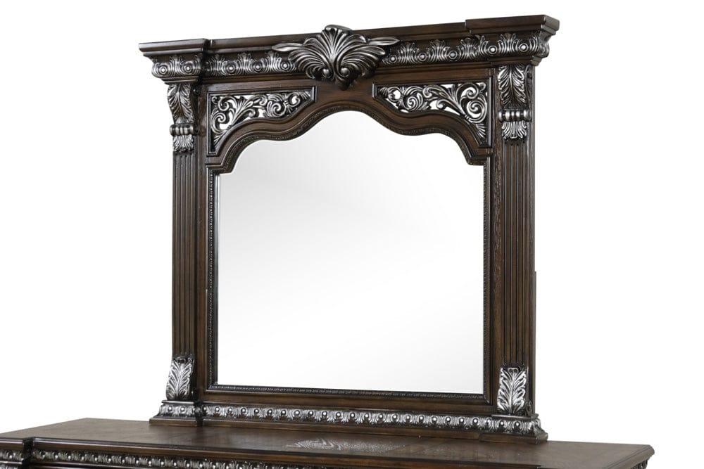 Furniture of America - Promenade Mirror in Espresso - FM70002DB-M View 2