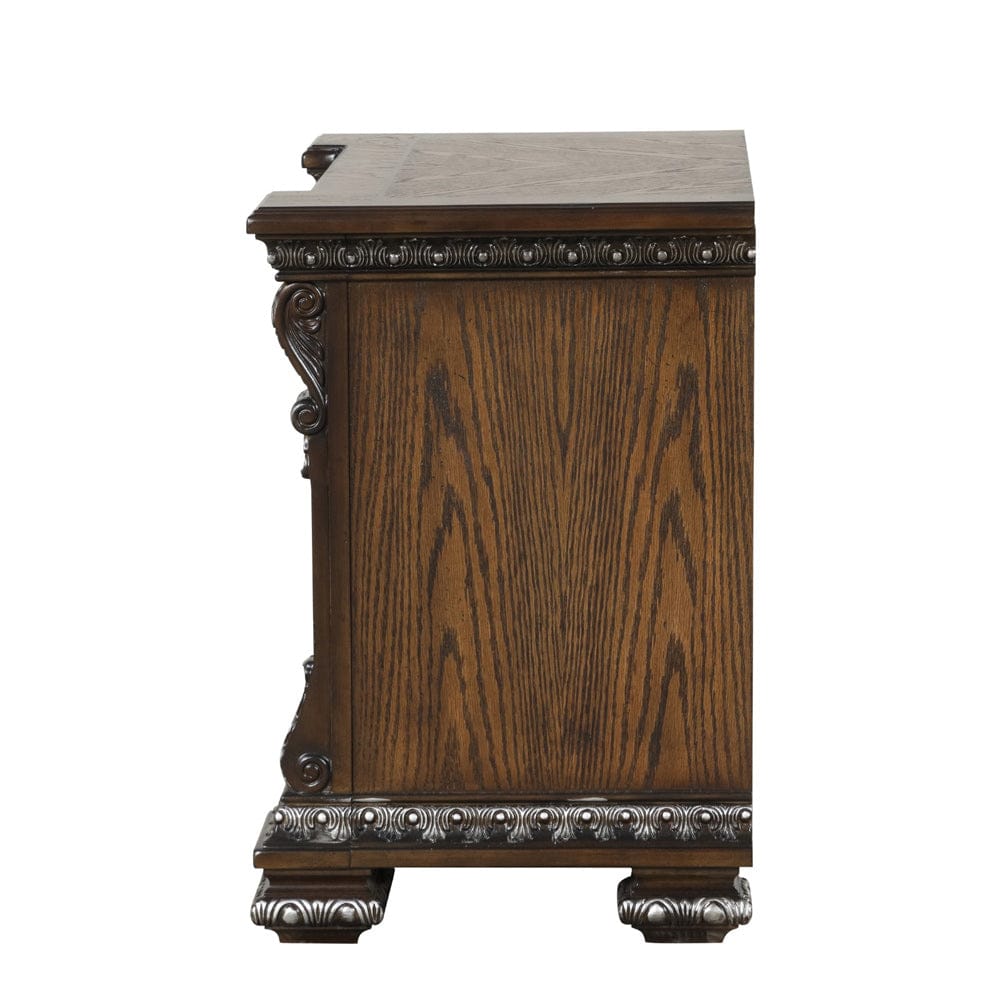 Furniture of America - Promenade Nightstand w/ Hidden Drawer USB A-C in Espresso - FM70002DB-N View 4