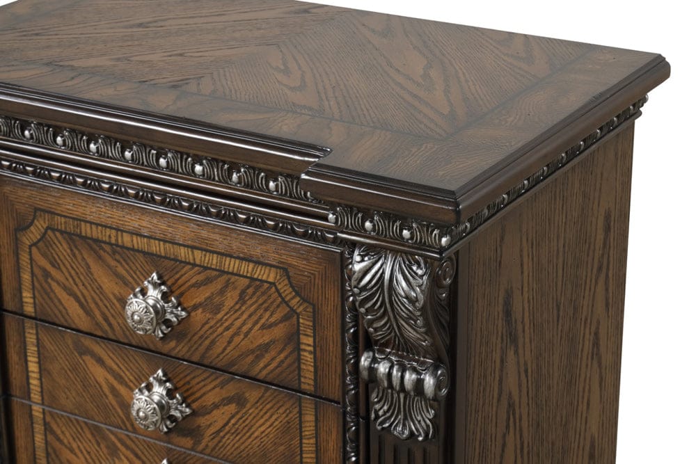 Furniture of America - Promenade Nightstand w/ Hidden Drawer USB A-C in Espresso - FM70002DB-N View 6